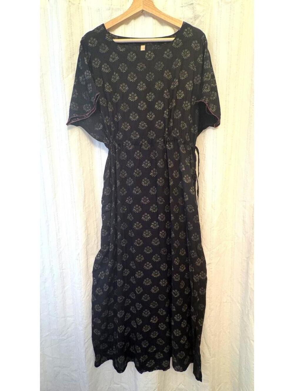 Maya Traders Cotton Short Sleeve Floral Print Maxi Dress #summer #lightweight